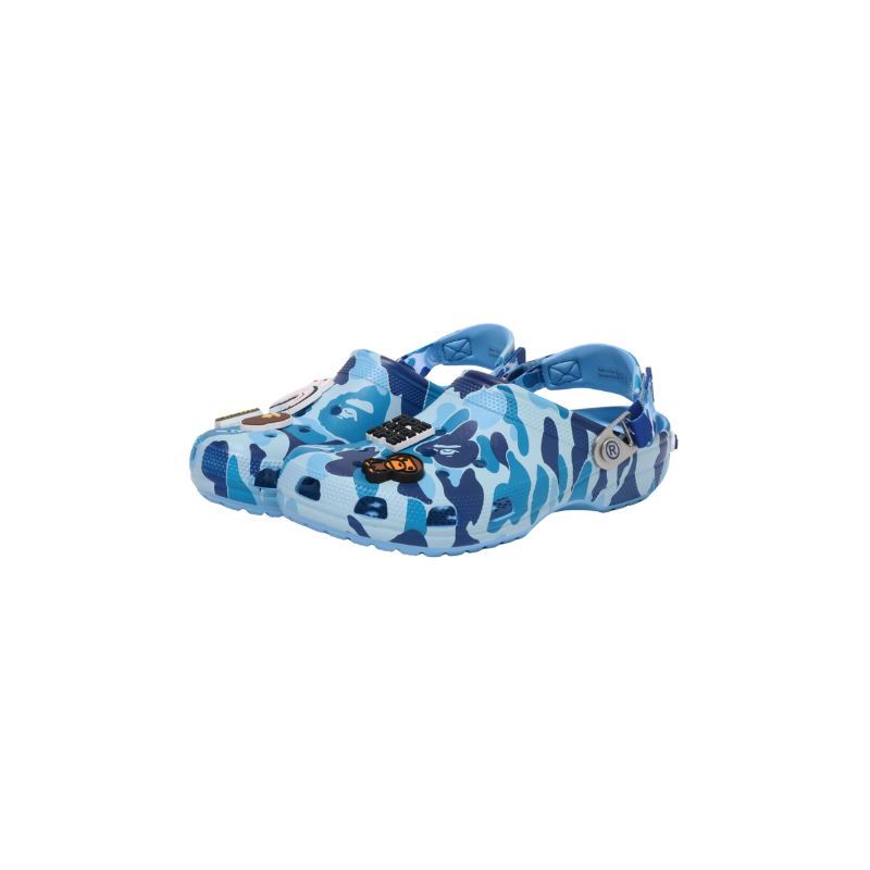 Crocs x Bape Classic Clog (Blue Camo)